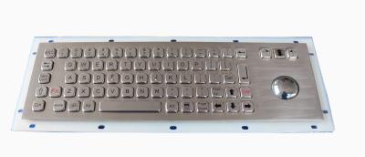 China 71 Keys Dynamic Washable Panel Mount Keyboard Metal For Internet Public Phones for sale