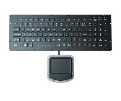 China Rugged Military Keyboard For Critical Military Standards With Touchpad And Backlight en venta