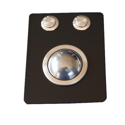 China Stainless Steel Black Optical Trackball Pointing Device Vandal Proof And Weatherproof for sale