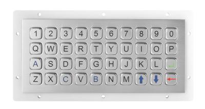 China IP67 40Keys Alphanumeric Stainless Steel Keypad Top Panel Mount Outdoor for sale