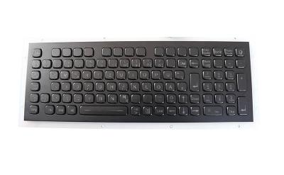 China 2mm Key Travel Panel Mount Keypad  IP67 Stainless Steel Keyboard With Backlight for sale