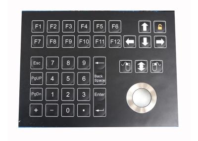 China OMRON Switch Computer Mouse Trackball Industrial Membrane Keyboard 38 Keys for sale