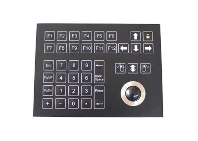 China 38 Keys Panel Mount Trackball Pointing Device Industrial Membrane Keypad MTB for sale
