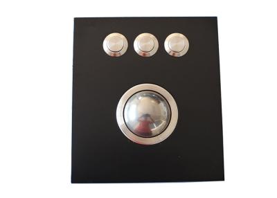 China IP67 Trackball Pointing Device Metal Mouse With 3 Buttons USB PS2 Y Cable Interface for sale