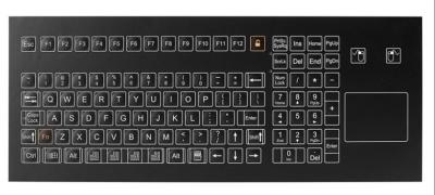 China 108 Keys Scratch Proof IP67 Membrane Switches Keyboard for sale