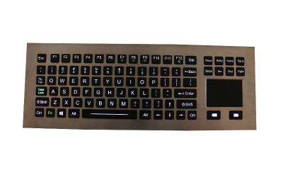 Chine Imperméable dynamique industriel des clés IP67 du clavier d'ordinateur de polymère 88 éclairé à contre-jour à vendre