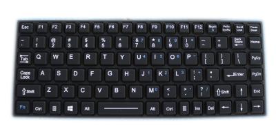 China Rugged Laptop Military 30mA Silicone Rubber Keyboard for sale