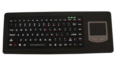 China Ruggedized Silicone Keyboard Rubber with Rugged Touchpad Metal Housing for sale
