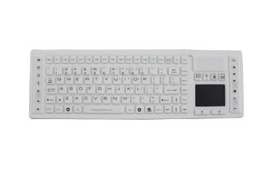 China Rugged Touchpad Silicone Industrial Desktop Keyboard For Hygienic for sale