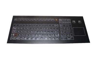 China Washable Backlit Industrial Membrane Keyboard With OMRON Switch for sale