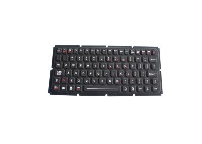 China No Backlight 83 Keys Silicone Industrial Keyboard IP67 Metal Housing for sale