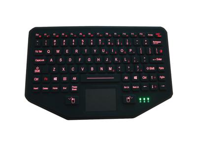 China Membrane Switch Backlit Usb Silicone Rubber Keyboard Integrated Touchpad for sale