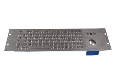 China 800DPI 19U Vandal Proof Keyboard 100 Keys With Optical Trackball for sale