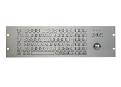 China PS2 19U Stainless Steel Industrial Keyboard 400DPI IP65 Static for sale