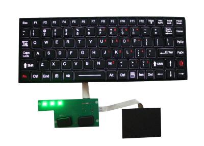China Temperatura larga 400DPI áspero do teclado de borracha militar da compatibilidade eletrónica de USB da categoria à venda