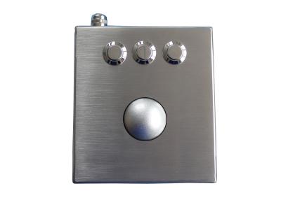 China Stainless Steel Metal Trackball Mouse 38mm Stand Alone 1mm Long Stroke Key Travel for sale