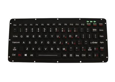 China Ruggedized Silicone Rubber Emc Military Keyboard Dynamic Sealed 87 Keys for sale