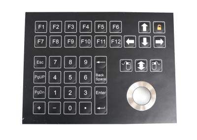 China Omron Switch Industrial Membrane Keypad IP67 800DPI Dynamic Optical Trackball for sale