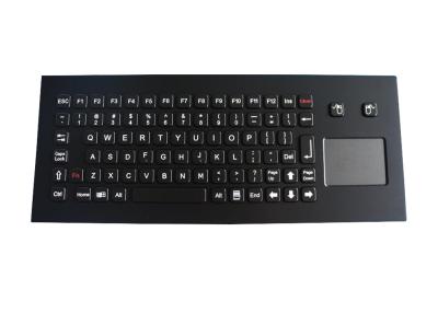 China Dynamic Industrial Black Metal Keyboard ESD IK08 With Touchpad for sale