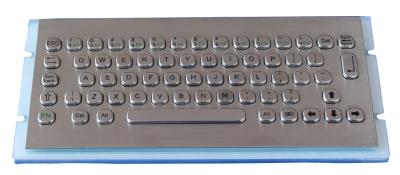 China Compact format Industrial Mini Metal Keyboard / rugged kiosk keyboard  IP65 for sale