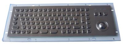 China Industrial Metal Kiosk Compact Keyboard with Ruggedized Trackball for sale