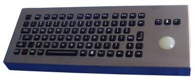 China Arabic desktop ruggedized keyboard with transparent trackball , industrial computer keyboard for sale