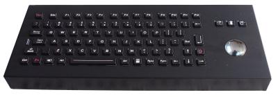 China Salt fog proof black backlit stand alone ruggedized keyboard with 85 key for military for sale
