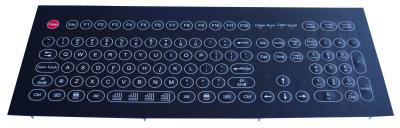 China Teclado de membrana industrial impermeable compacto IP65/teclado de ordenador lavable en venta