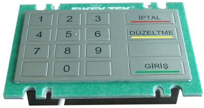 中国 背面パネル台紙の金属の 4 キーパッドによる USB インターフェイス 4 が付いている数字自動販売機のキーパッド 販売のため