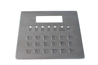 Chine Clavier numérique en métal de vandale de la FCC ROHS de la CE d'atmosphère résistante de clavier numérique/contre-jour à vendre