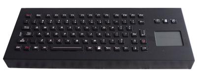 China Movable black illuminated Industrial Keyboard With Touchpad Desktop version for sale