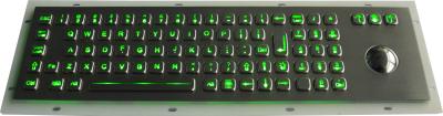 China Waterproof metal Backlit USB Keyboard with 81 Keys compact illuminated keyboard for sale