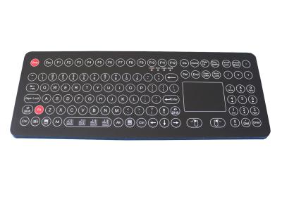 China versão Desktop industrial IP68 de teclado de membrana de 108 chaves lavável à venda