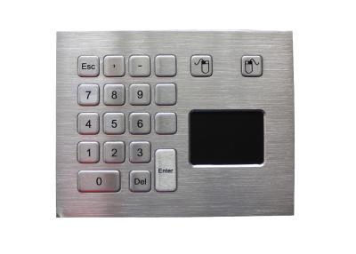 China Customized layout metal stainless steel industrial touchpad with 65 * 49mm dimension for sale