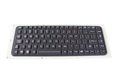 China 90 Keys Silicone Rubber Industrial Keyboard IP65 Waterproof Antimicrobial Keyboard for sale