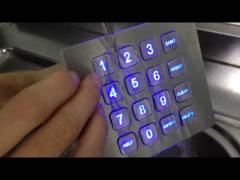 Panel Mount 16 Button 0.45mm Short Stroke Metal Numeric Keypad