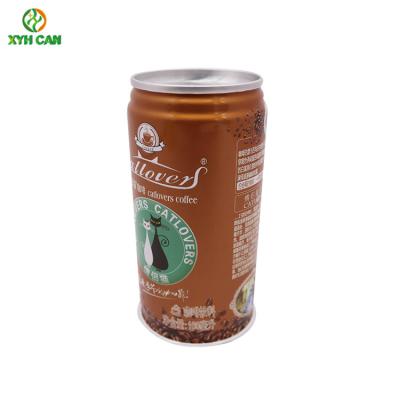 China Beverage Tin Can Vintage  Beverage Tin Can  Cold Coffee Tin One Pound CMYK Offset Printing for sale