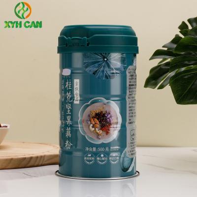 China Milk Powder Tin Cans FDA for 500g Tin Boxes for Milk Powder Food Packages 0.23mm Thickness With Top Cover for sale