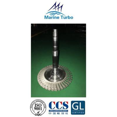 China Turbocharger Rotor Shaft / T- TPL65 Bladed Shaft  For Marine Turbocharger Parts Axial Turbine Type for sale