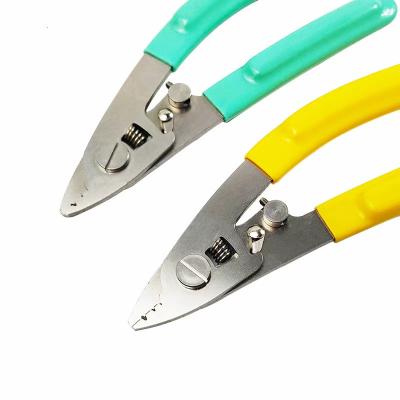 China CFS-3 FTTH Tool fiber optic cable stripper Stainless Steel 3 Holes Miller Clamp for sale