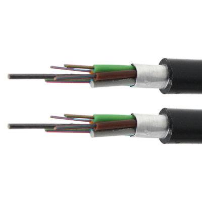 China GYTA G652D Direct Burial Armored Fiber Optic Cable 24 48 96 Core for sale