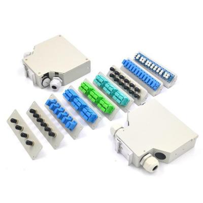 China OEM FTTX Odf Fiber Box SC DIN Rail Mount for Local Area Network for sale