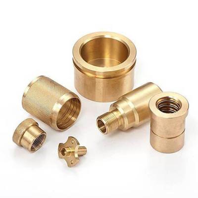 China Piezas de bronce de cobre de cobre amarillo de la precisión las pequeñas con el CNC anodizado/pulido del tratamiento a presión los accesorios de la fundición en venta