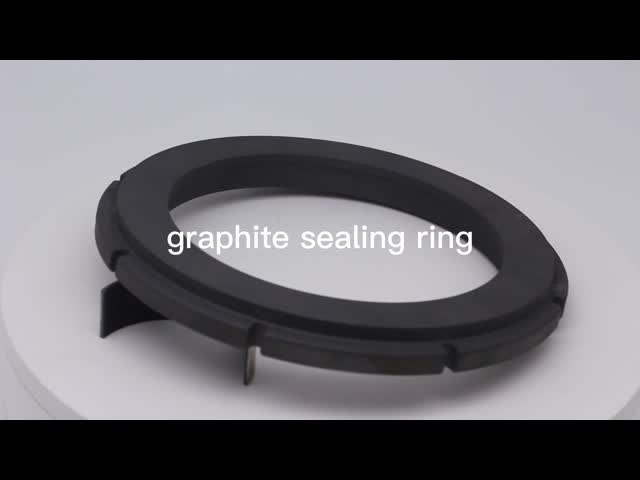 ISO9001 Milling Machining Parts Graphite Seal Ring Customized Size