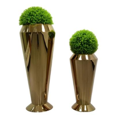 China Wholesale copper large planter pots indoor luxury for sale