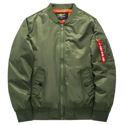 中国 100%の綿の冬の潮軍隊の人のジャケットのスポーツ ジャケットのMa1飛行士の連続したジャケット 販売のため