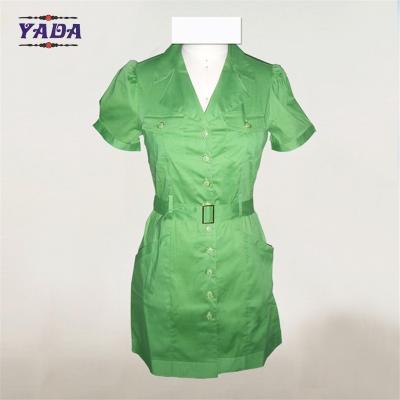 China Sexy names of ladies clothing girls sexy lady chiffon boutique dress office dresses women for green cotton spandex for sale
