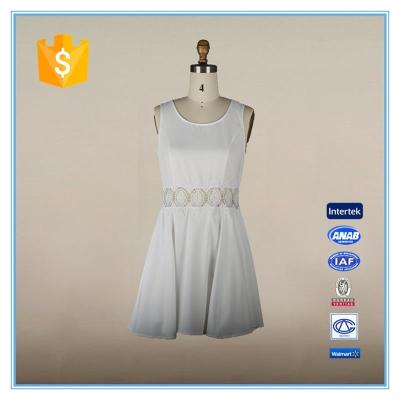 China Fashion Dress 2016 Women Clothing Sexy Dress Embroidery Cutwork for sale