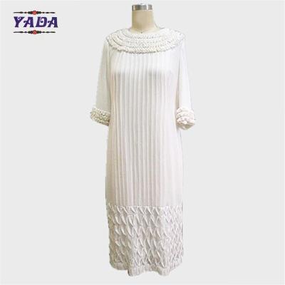 China Wholesale latest casual chiffon pakistani dresses vintage o-neck simple model ladies dress names for sale for sale