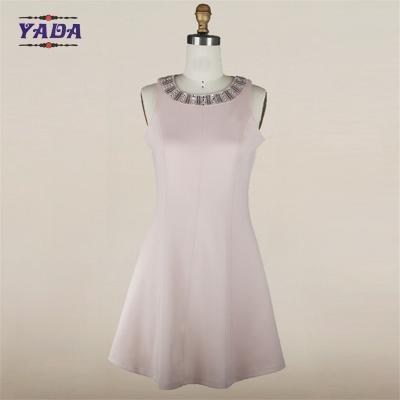 China New design ladies western pink names elegant lady sundress vintage dress for women party for sale
